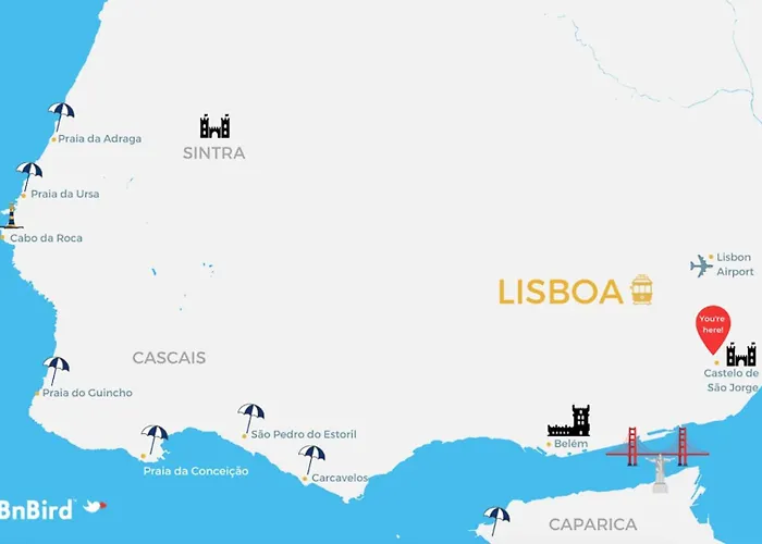 아파트 Costa Do Castelo Sky Views *