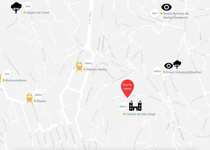 Costa Do Castelo Sky Views 아파트 리스본